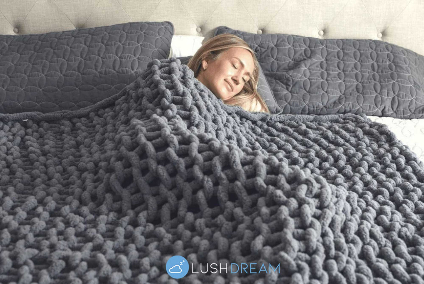 Lushdream™ Chunky Knit Deken