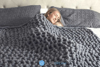 Lushdream™ Chunky Knit Deken